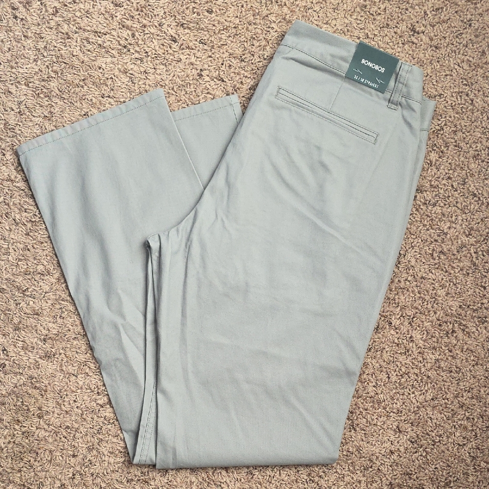 Bonobos Men's Light Gray Chinos